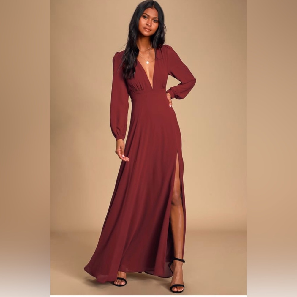 All my life long sleeve maxi dress